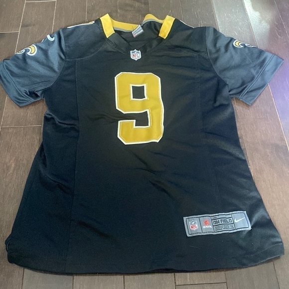 NFL Nike size Medium juniors #9 Brees New Orleans saints - Picture 1 of 3
